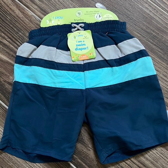 i play. Swim Nwt Iplay Swimming Trunks With Builtin Swim Diaper